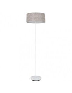 Jerte Pé de Sala 1xe27 Cimento Branco/Cinza 165x40x40 Cm