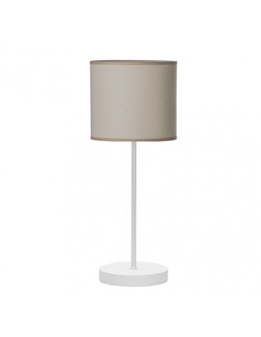 Ibor Candeeiro de mesa 1xe14 Branco/Pedra 42x17x17 cm
