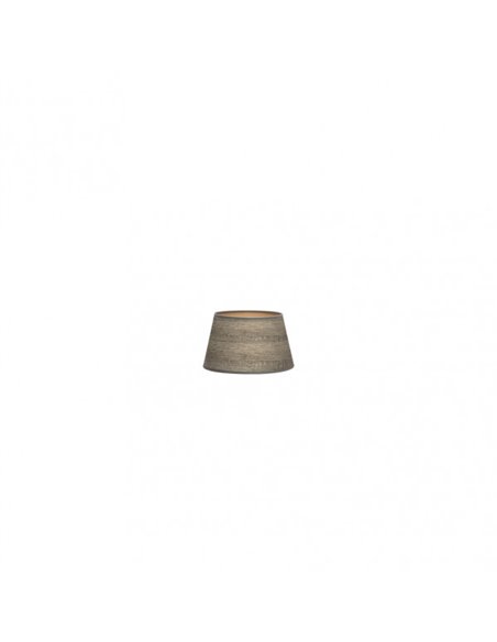 Pantalla Salma Pinza Madera Gris 10dx8dx8h Conica   Abierta