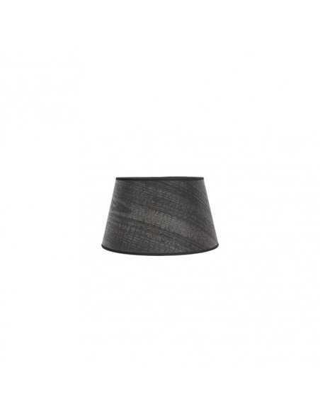 Salma E27 Abajur Madeira Preto 20dx15dx12.5h