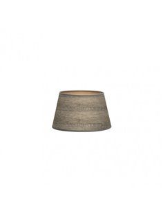 Pantalla Salma E27 Madera Gris 20dx15dx12,5h