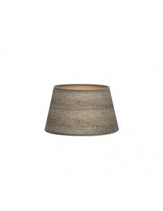 Pantalla Salma E27 Madera Gris 25dx20dx15h Conica