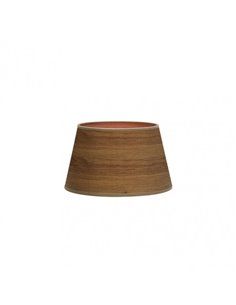Pantalla Salma E27 Madera Oscura 25dx20dx15h
