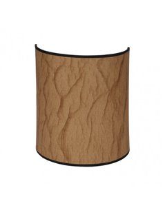 Aplique Papiro 1xe27 Pergamino/negro 30x25x13 cm