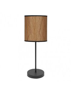 Sobremesa Papiro 1xe14 Pergamino/negro 46x16x16 Cm