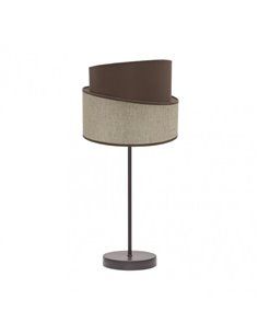 Hara Candeeiro de mesa 1xe14 Marrom/marrom 45x18x18 cm