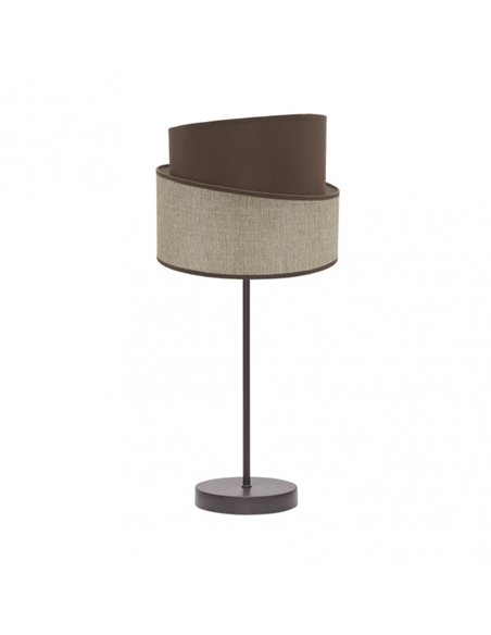 Sobremesa Hara 1xe14 Marron/marron 45x18x18 Cm