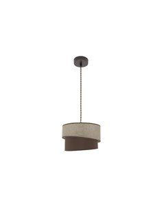 Hara Pingente 1xe27 Marrom/marrom Regx35x35 Cm
