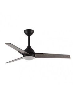 Ventilador de Teto DC Argestes Preto 3 Lâminas Cinza