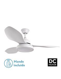Ventilador 48W DC Datoo Branco 3 Lâminas Brancas