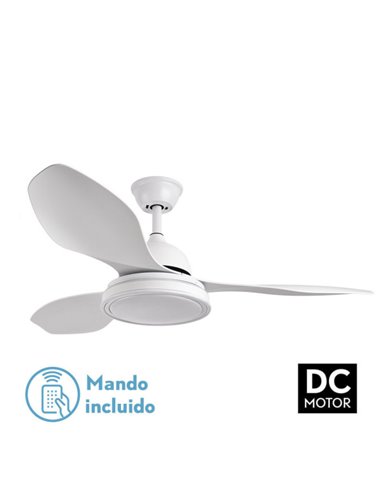 Ventilador 48W DC Datoo Branco 3 Lâminas Brancas