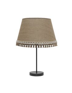 Sobremesa Alto Ada 1xe27 Negro/arena 63x35x35 Cm