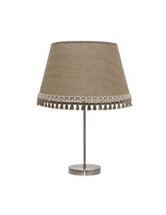 Sobremesa Alto Ada 1xe27 Cuero/arena 63x35x35 Cm