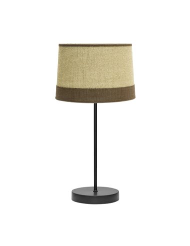 Tietar Candeeiro de mesa 1xe14 Saco/marrom 44x22x22 cm