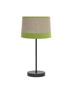 Sobremesa Tietar 1xe14 Saco/verde 44x22x22 Cm