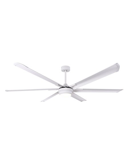 Ventilador de Teto DC Marea Branco 6 Lâminas de Alumínio