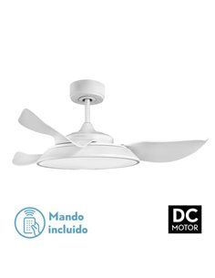 Ventilador de Teto DC Sierra 40W Branco 3 Lâminas