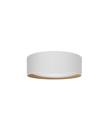 Plafon 72w Tania Branco/Madeira transparente 14x50x50 Cm 5616lm 3000k,4000k,6500k