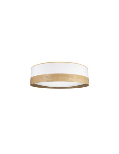 Plafon 72w Olga Branco/madeira clara 5616lm 14x50x50 Cm 3000-4000-6500k