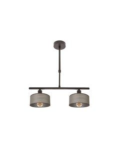 Lampara Gilda 2xe14 Marron Regx43x14 Cm