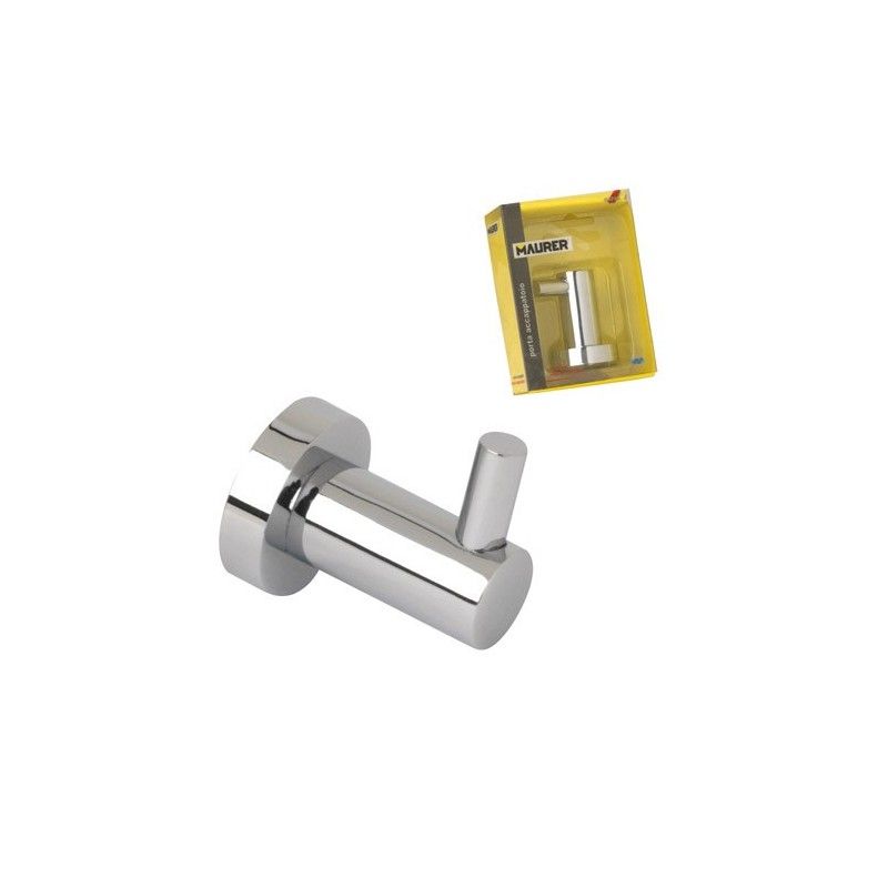 Colgador Baño Maurer  Individual Inoxidable 4x5x4 cm.