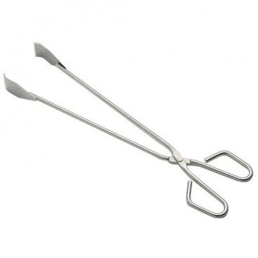 Pinça para Churrasco Inox 38x6 cm.