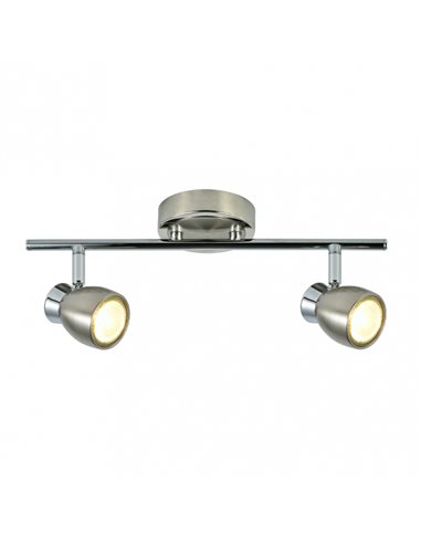 Chacho Strip 2xgu10 Nickel 14x36.5x10 Cm