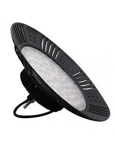 Campana Industrial Granito 200w 6500k Negro  22000lm 11x40x40 Cm 2