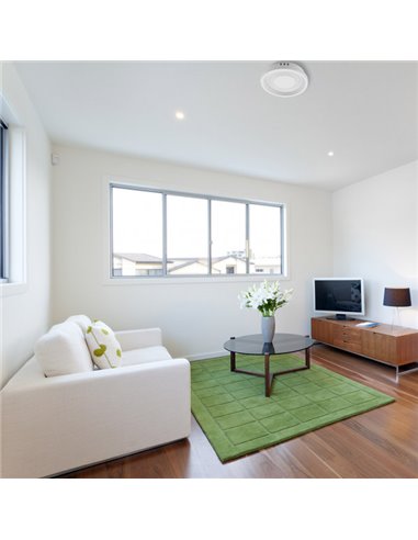 Deckenleuchte 20w 3000-4000-6000k Elma Weiß 5,5x21x21 cm 1900 Lm mit Lichtfarbspeicher