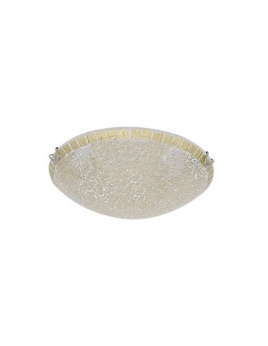 Ceiling Light Tenor 2xe27 Amber Mosaic 10x30x30 Cm