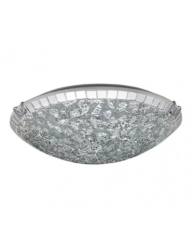 Plafon Tenor 3xe27 Mosaico Cromado 12x40x40 Cm
