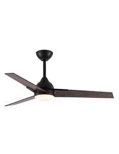 Ventilador 22w Dc Argestes Negro 3 Aspas Gris  6Velocidades 3Colores 2180lm 132D C/remoto, Memoria Y Temporizador 2