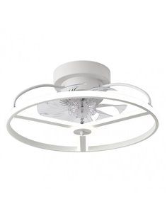 Ventilador 60W DC Bora Branco 8 Lâminas Transparentes 2