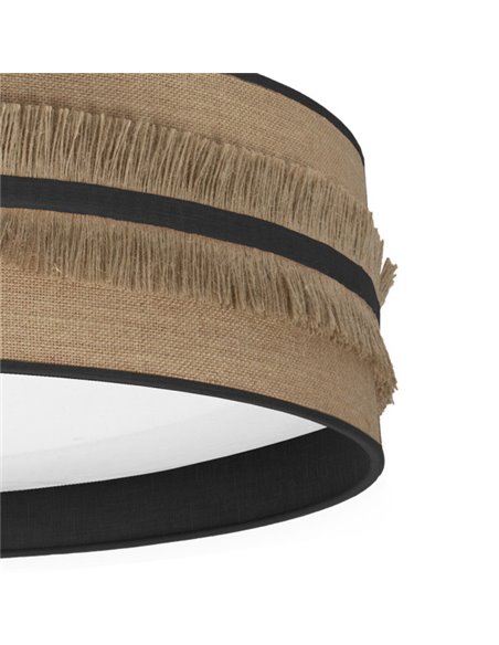Ceiling light 96w Natalia Saco-black 7488lm 3000k,4000k,6500k 13x60x60 Cm