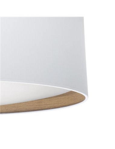 Ceiling light 96w Tatiana White/Light wood 3000-4000-6500k 14x60x60 Cm 7488lm