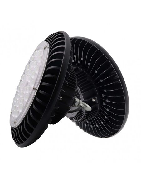 Dunstabzugshaube Monzonita 100w 6500k Schwarz 11000lm IP65 Led Smd 12,5x25x25 cm