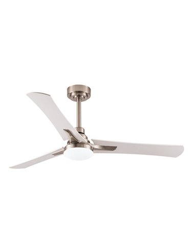 Fan 22w Dc Coro Niquel 3asp White/beech 6Speeds 3colors 2180lm 132d with remote, Memory and Timer