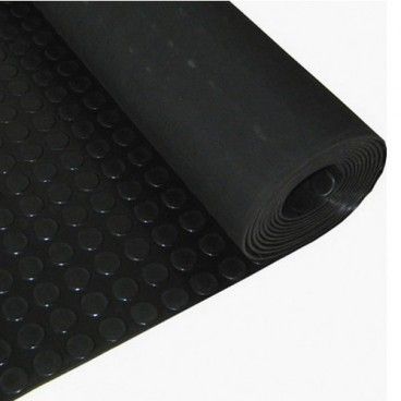 Pavimento Circulos 1,20x10 Metros 3 mm. de Grosor Color Negro