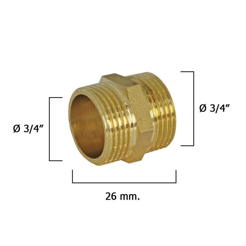 Torneiras Duplas Polidas 3/4"