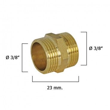 Torneiras Duplas Polidas 3/8"