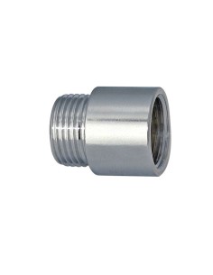 Extensão redonda cromada 3/8" x 20