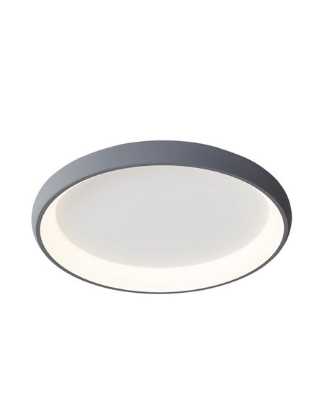 Plafón techo LED Simola redondo 46W 4000K Gris