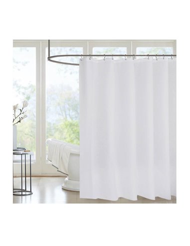 Cortina de ducha 180x180cm Blanco