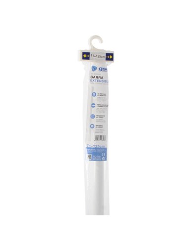 Barra extensible para cortina de ducha de 71 a 125cm
