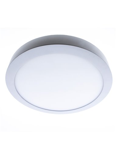 Plafón LED Gelys IP54 18W 4000K redondo blanco