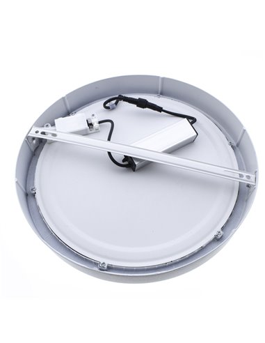 Plafón LED Gelys IP54 18W 4000K redondo blanco