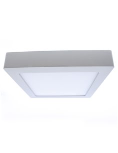 Plafón LED Gelys IP54 18W 4000K cuadrado blanco 2