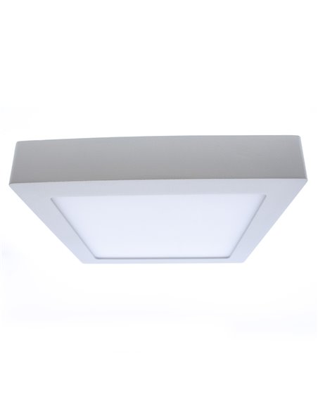 Plafón LED Gelys IP54 18W 4000K cuadrado blanco