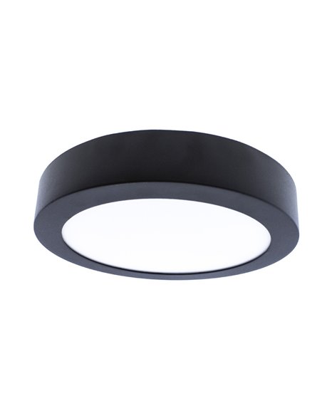 Plafón LED Gelys IP54 18W 4000K redondo antracita