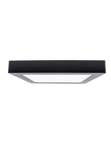 Plafón LED Gelys IP54 18W 4000K cuadrado antracita